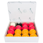 Aramith 2'' (50.8mm) Red & Yellow Pool Ball Set 