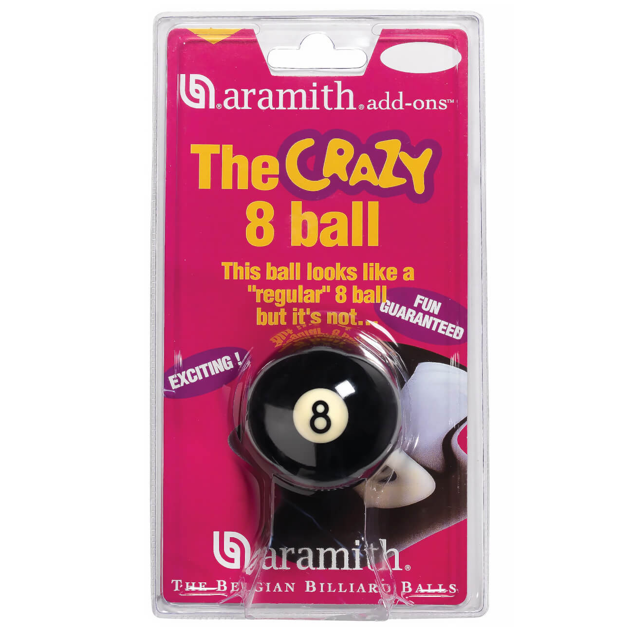 Aramith 2 1/4'' (57mm) Crazy 8 Ball