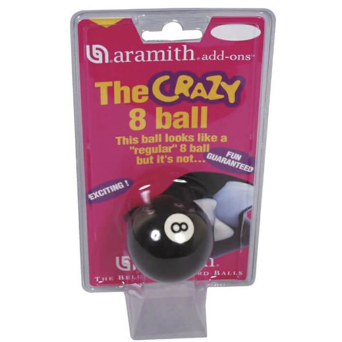 Aramith 2 1/4'' (57mm) Crazy 8 Ball