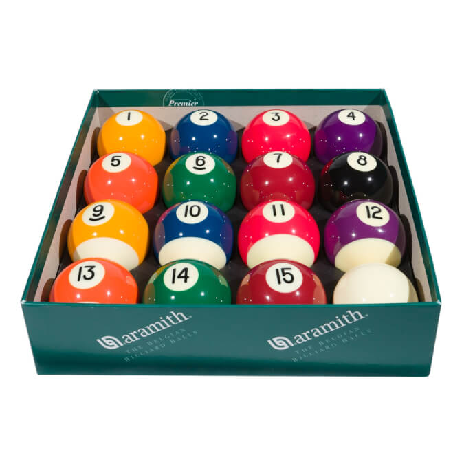 Aramith Premier 2'' (50.8mm) Spots & Stripes Pool Ball Set