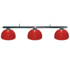 Nostalgia Chrome-Effect Lamp Set with 3 Bowl Shades