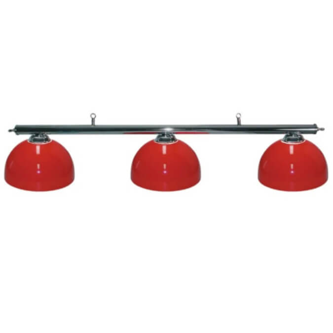 Nostalgia Chrome-Effect Lamp Set with 3 Bowl Shades