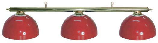 Nostalgia Brass-Effect Lamp Set with 3 Bowl Shades