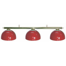 Nostalgia Brass-Effect Lamp Set with 3 Bowl Shades