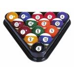 2 1/4'' Black Plastic Triangle for 15 Billiard Balls (47-0700-1)