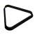 2'' Black Plastic Triangle for 10 Billiard Balls (47-0700-5)