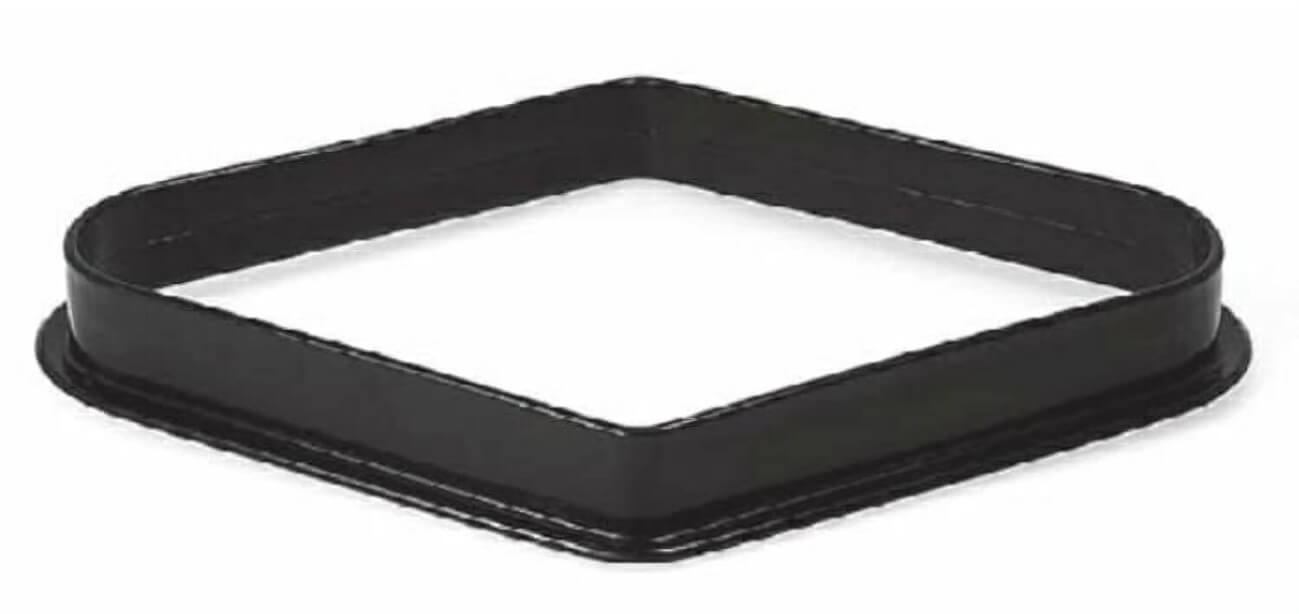 2 1/4'' Black Plastic 9 Ball Diamond (47-0700-6)