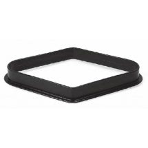 2 1/4'' Black Plastic 9 Ball Diamond (47-0700-6)