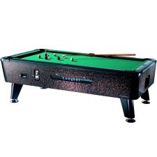 Longoni Tornado Coin Operated American Slate Bed Pool Table