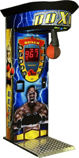 Boxer Cube Sticker Boxing Arcade Machine