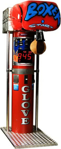 Boxer Glove Boxing Arcade Machine