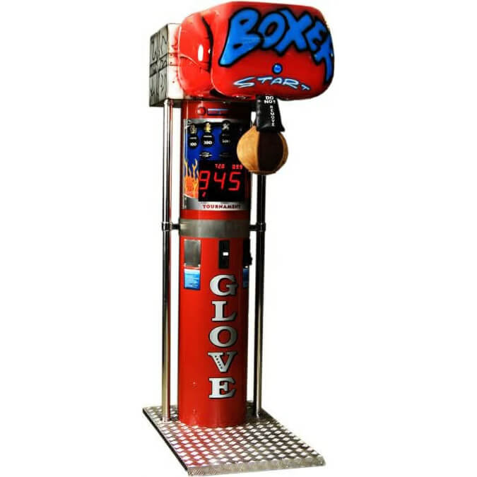 Boxer Glove Boxing Arcade Machine