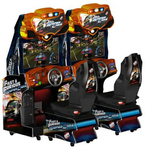 Raw Thrills Fast & Furious: Super Cars Twin Arcade Machine