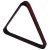 2 1/4'' Mahogany Triangle for 15 Billiard Balls (4057.602)