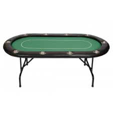 10 Person Pro Poker Table - Green (BCFOLDING-GREEN)