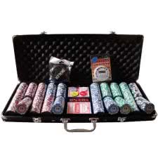 Tournament Pro 500pc Numbered Poker Chip Set 
