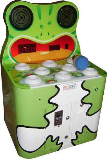 GamePlus Happy Frog Hammer Arcade Machine
