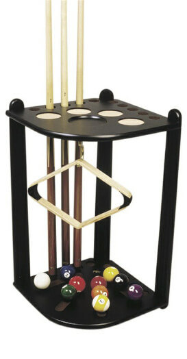 Deluxe Corner Cue Stand for 10 Cues