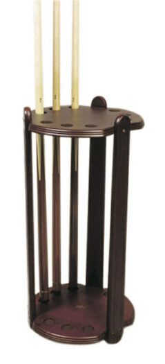 Deluxe Round Cue Stand for 9 Cues