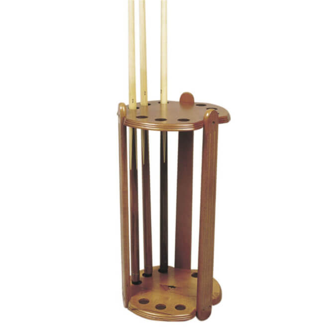 Deluxe Round Cue Stand for 9 Cues