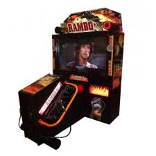 Sega Rambo Deluxe Arcade Machine