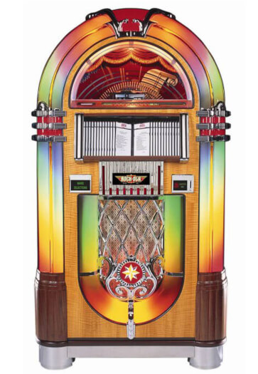 Rock-Ola Bubbler Walnut CD Jukebox