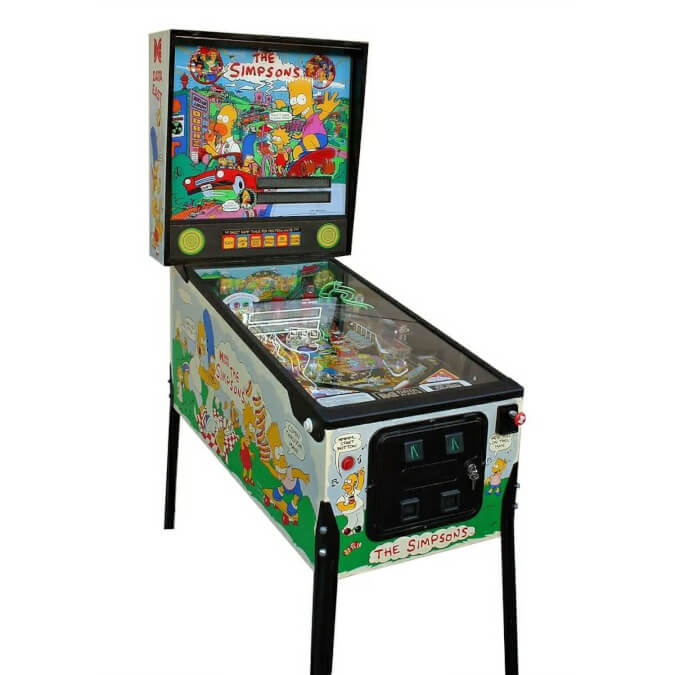 The Simpsons Pinball Machine