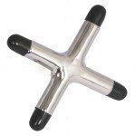 Cross Rest Head - Chrome (47-1030-8)