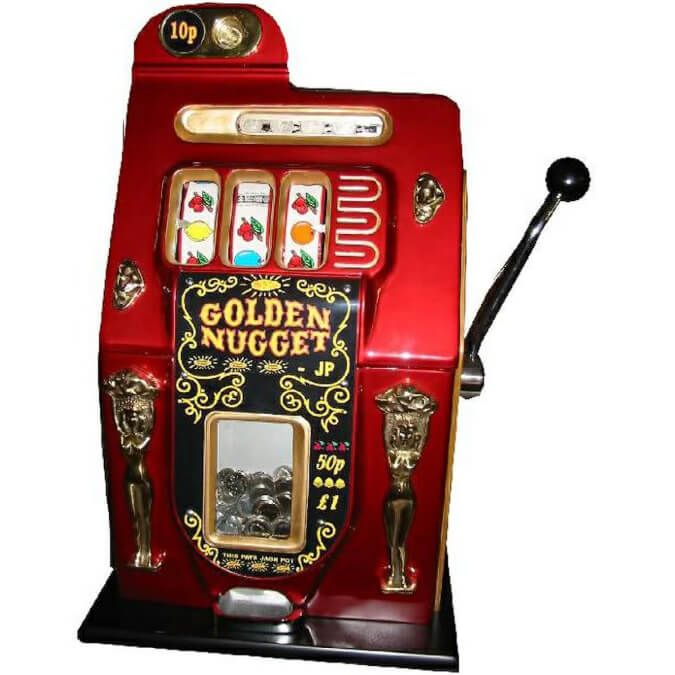Mills Golden Nugget One Arm Bandit