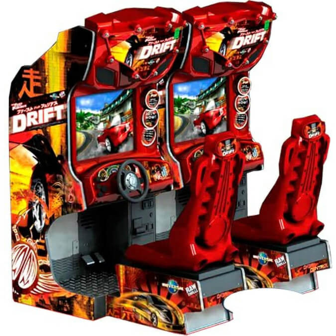 Raw Thrills Fast And The Furious Drift Twin Arcade Machine