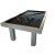 Billard Toulet Leather Pearl Slate Bed Pool Table