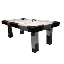 Billard Toulet Leather Pinto Slate Bed Pool Table