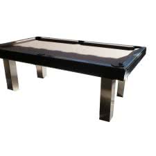 Billard Toulet Leather Patent American Slate Bed Pool Table