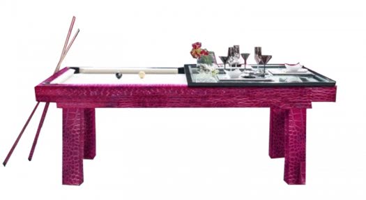 Billard Toulet Leather Penelope American Slate Bed Pool Table