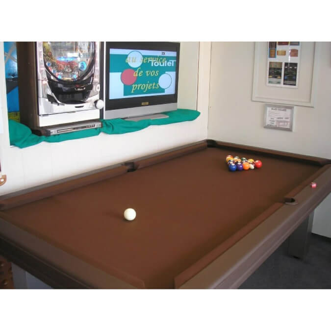 Billard Toulet Leatherlux Slate Bed Snooker Table