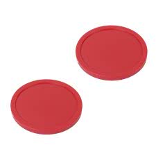 Strikeworth Red Air Hockey Puck - 75mm Diameter