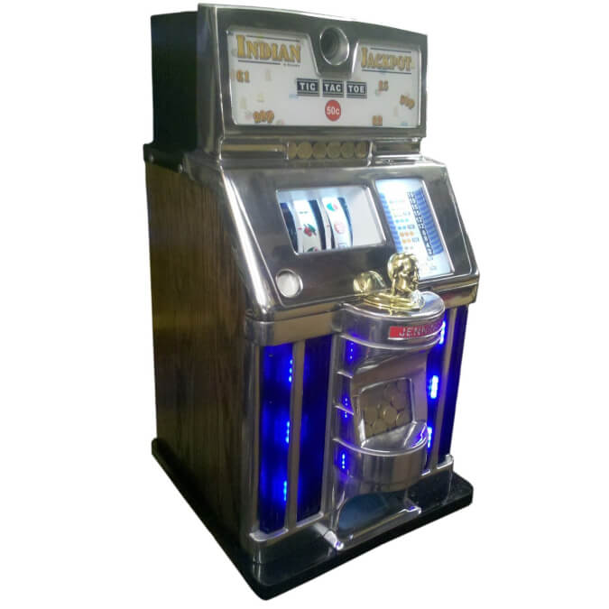 Jennings Indian Jackpot LED One Arm Bandit