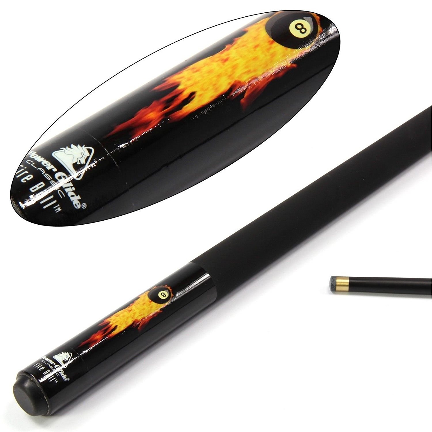Powerglide Fireball Two Piece Pool Cue (55008) Liberty Games
