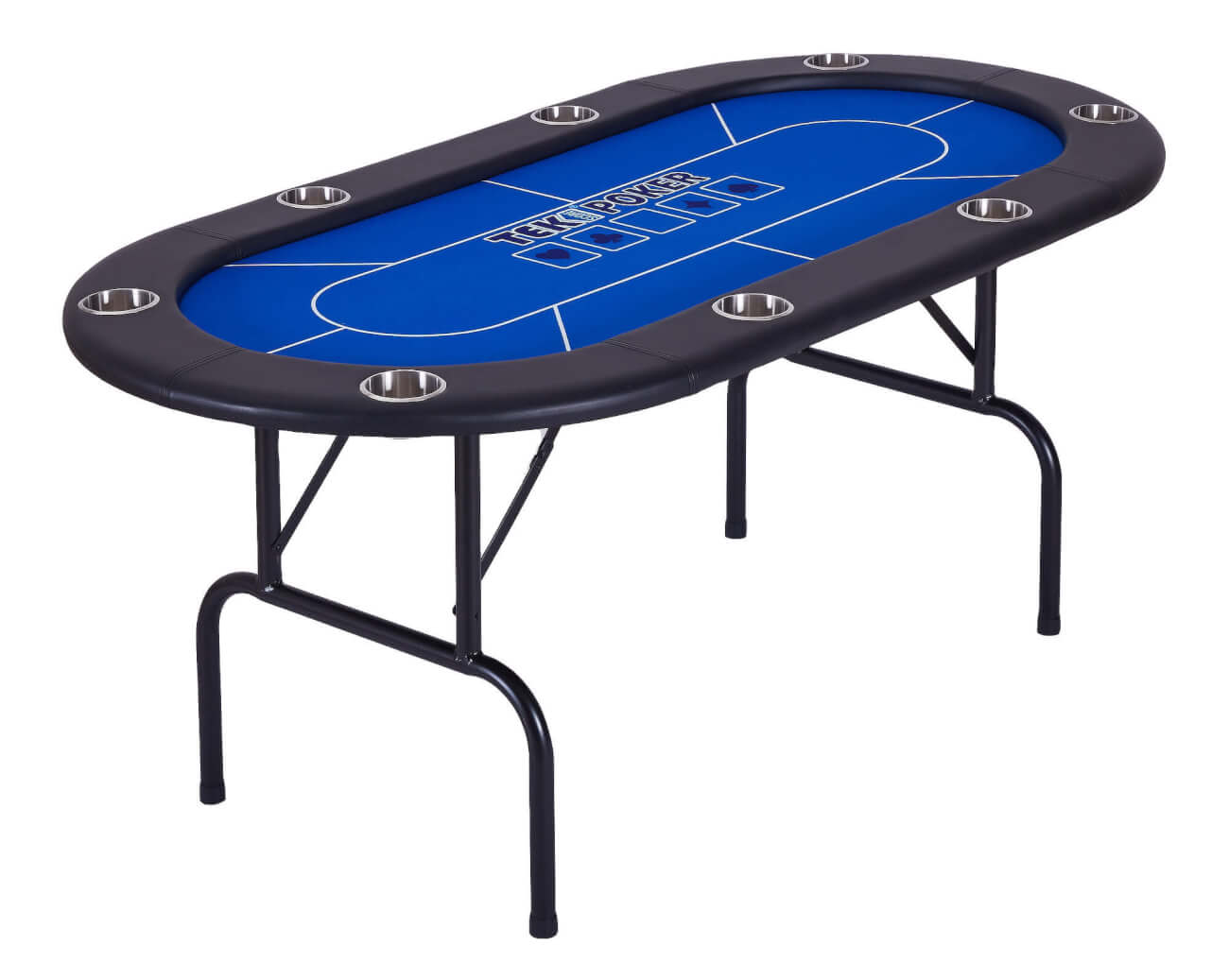 Tekscore Pro Folding Leg 6ft Poker Table
