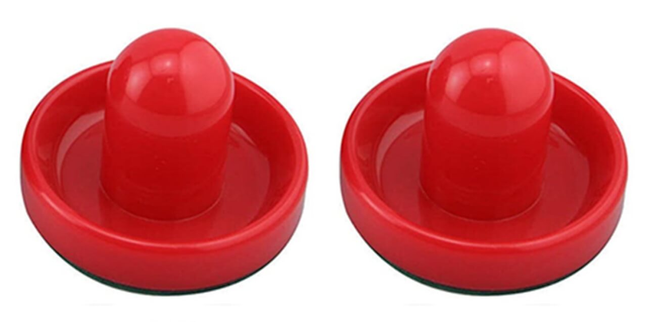 Strikeworth Red Air Hockey Pusher - 75mm Diameter