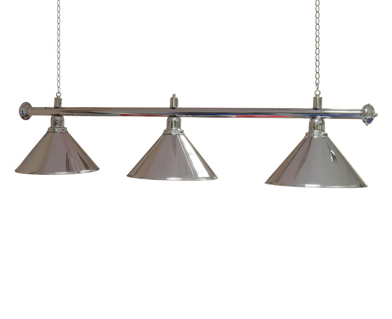 Strikeworth Chrome Pool Table Lighting Bar