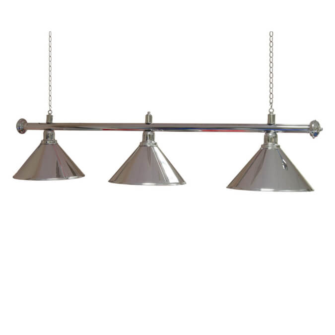 Strikeworth Chrome Pool Table Lighting Bar