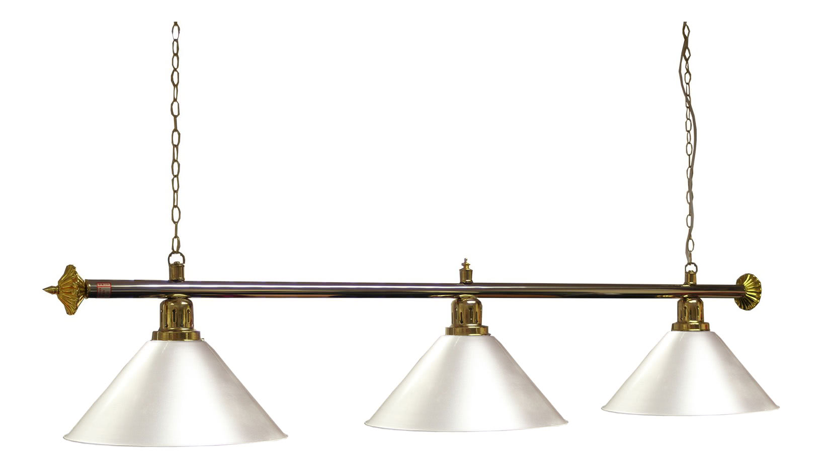 Strikeworth Chrome Lighting Bar with Brass Fittings Liberty Games