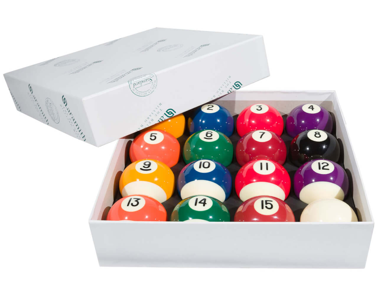 Aramith 2'' Spots & Stripes Pool Ball Set