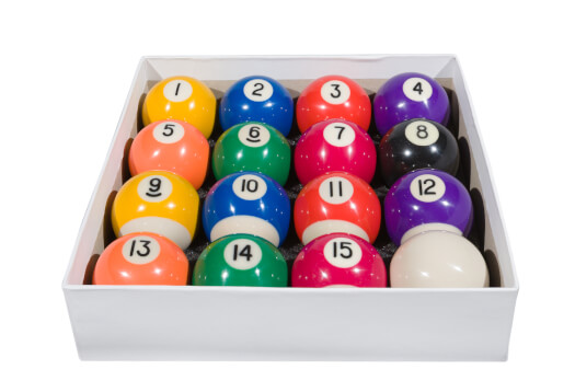 Competition 2'' Spots & Stripes Pool Ball Set