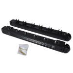 Wall Mounted Cue Rack For 6 Cues (Black)