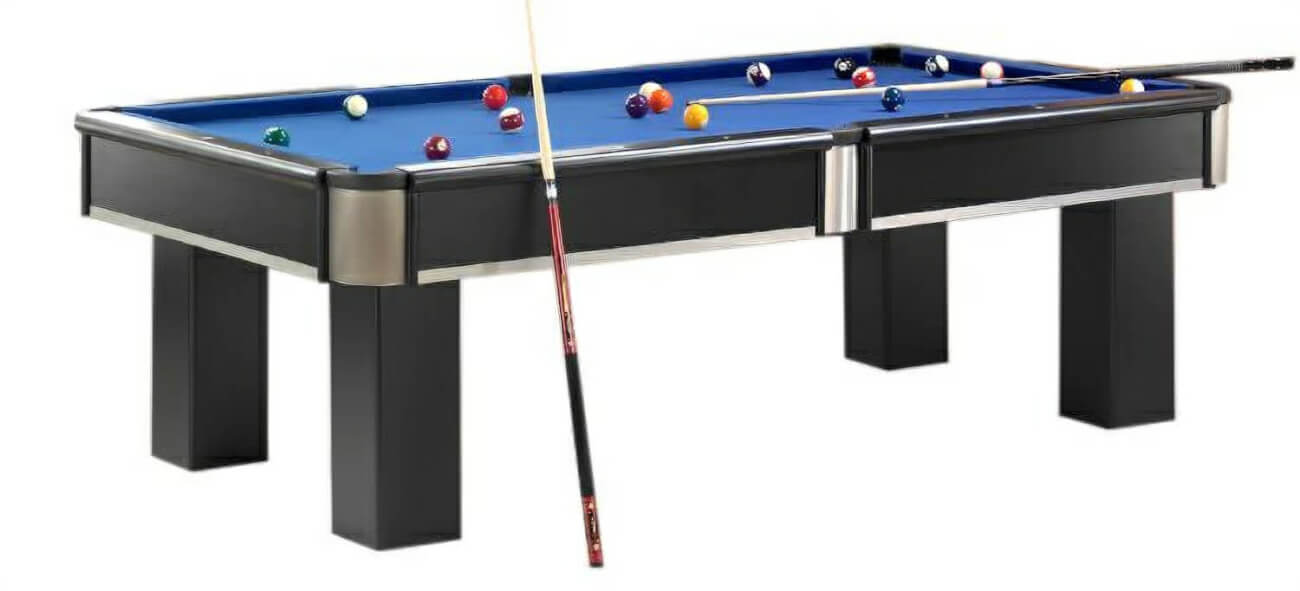 The Blackinox Slate Bed Pool Table