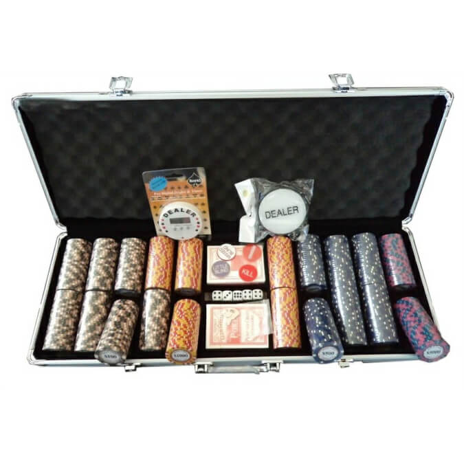 Monte Carlo 500pc 14 Gram Numbered Poker Chip Set