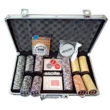 World Poker Club 300pc Numbered Poker Chip Set - High Denominations