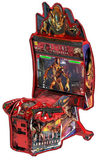 Namco Aliens Armageddon Arcade Machine